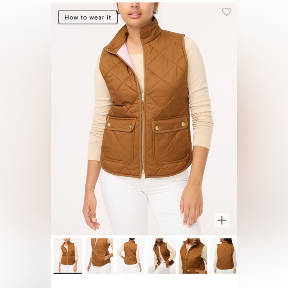 J.Crew Puffer Vest - XL - Picture 1 of 1
